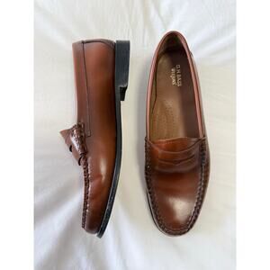 G.H. Bass & Co. Chestnut Brown Leather Penny Loafers